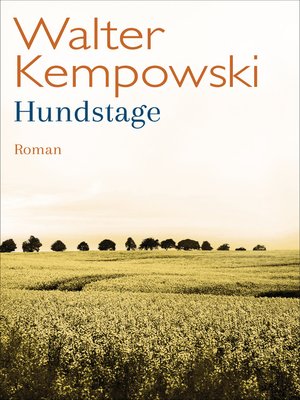 cover image of Hundstage